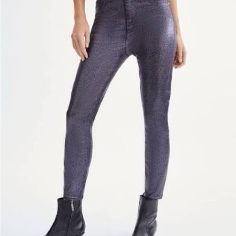 NWT 7FAM glitter (b)air jeans